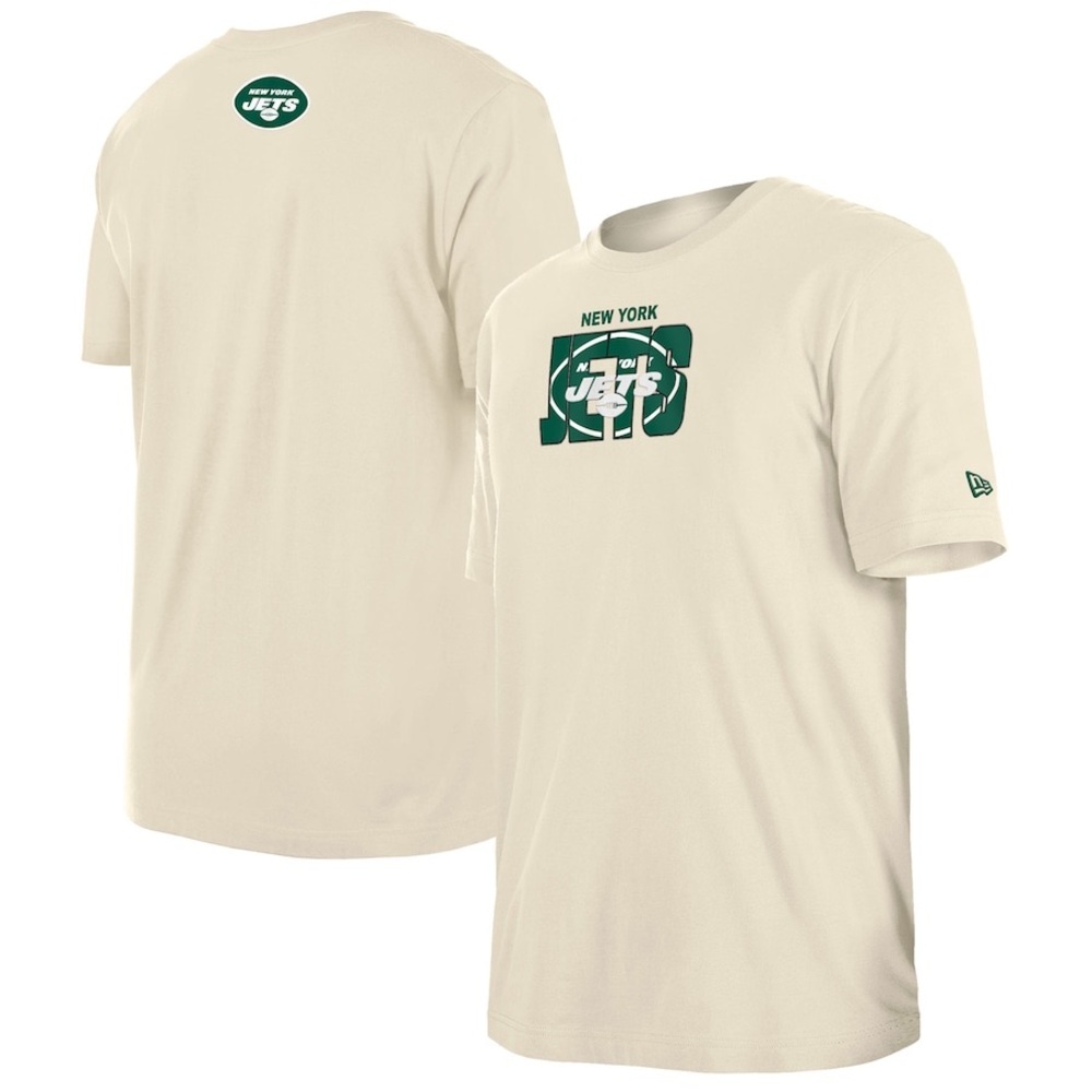 Men's New York Jets New Era Cream 2023 NFL Draft T-Shirt